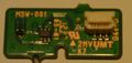 Power Eject board MSW-001 (PCB bottom view)