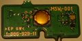 Power Eject board MSW-001 (PCB top view)