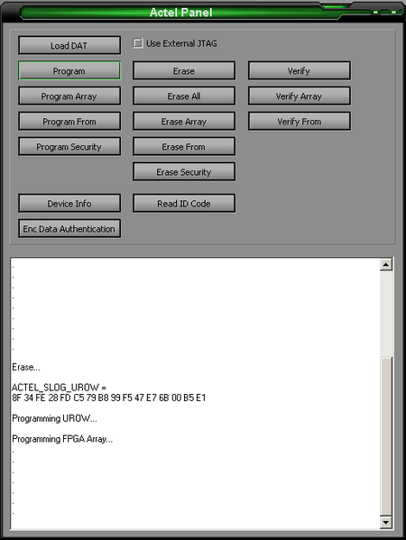 File:Infectus Programmer - Actel Panel.png