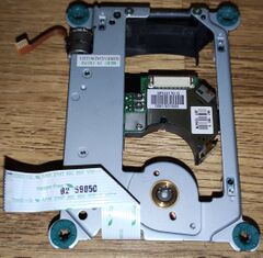 bottom side of the spu3170 drive assembly used in some k and l-chassis slim ps2 consoles.