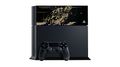 PS4 with HDD Bay Cover Metal Gear Solid V Ground Zeroes Black Gold v1 - img1